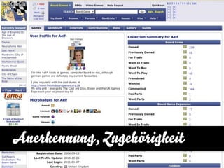 Anerkennung, Zugehörigkeit
… vs. Quality and Variety
 