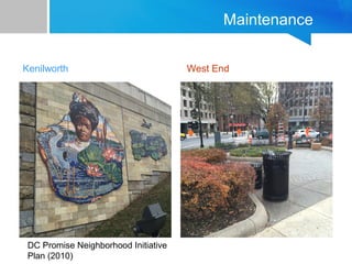 Maintenance 
Kenilworth West End 
DC Promise Neighborhood Initiative 
Plan (2010) 
 