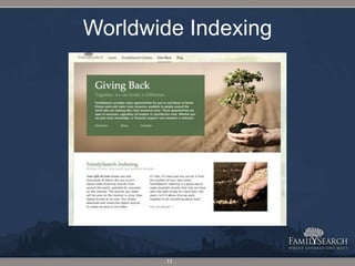 Worldwide Indexing11