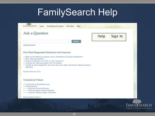 FamilySearch Help14