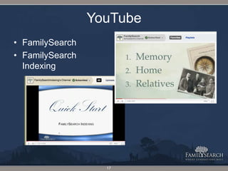 YouTube17FamilySearch