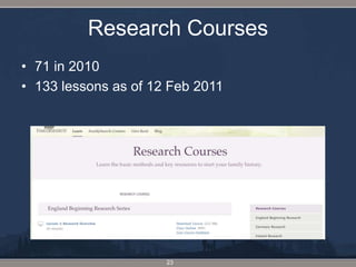 Research Courses2371 in 2010