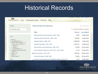 Historical Records31