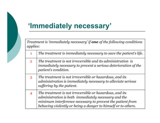 Community R. Treatment Order Community treatment orders | PDF