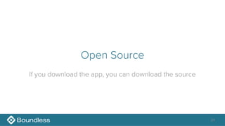 Open Source
If you download the app, you can download the source
24
 