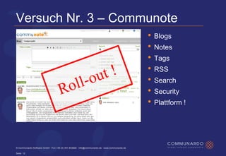 Barcamp München 2008: Enterprise Microblogging mit Communote