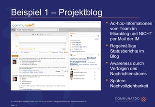 Barcamp München 2008: Enterprise Microblogging mit Communote