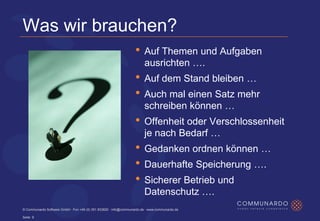 Barcamp München 2008: Enterprise Microblogging mit Communote