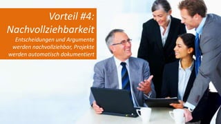 © Communote GmbH · Kleiststraße 10 a, D-01129 Dresden/Germany · +49(351)833 82-0 · www.communote.com
Empfehlungen für den Start mit Communote (1/3)
 Mit einem Piloteinsatz starten:
 Communote für alle Mitarbeiter im
Vertrieb bereitstellen
 Erste Pilotbereiche auswählen
 Ggf. separate Themen anlegen, z.B. für
Vertrieb, Marketing, Ausschreibungen
 Zugriffsschutz: So offen wie möglich und
so geschlossen wie nötig
 Communote im Kick-Off vorstellen und
Regeln vereinbaren (z.B. täglichen
#Verkaufschance)
 Prinzipien erklären und vorleben
 Nutzung im Unternehmen verbreiten
 