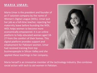 Maria Api Umar Communication skills/ IT women | PPTX