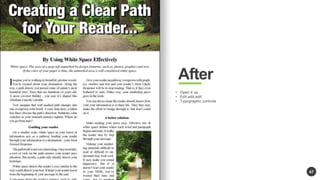 47 
After 
? Open it up 
? Edit,edit,edit 
? Typographic controls 
 