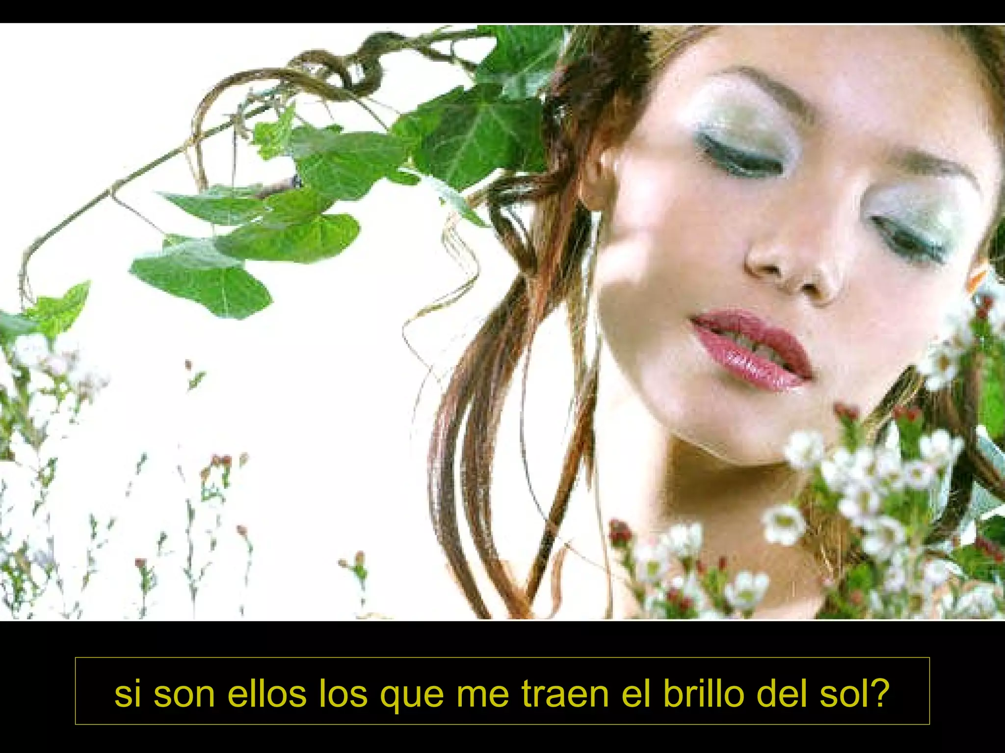 si son ellos los que me traen el brillo del sol?