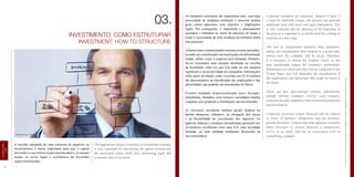 16
LEGISLAÇÃO
LAW
17HowTo|ComoabrirempresasnosEstadosUnidos-EstablishacompanyintheUS
A escolha adequada de uma estrutura de negócios ou
investimentos é muito importante para que o capital
investido e o seu retorno sejam maximizados e, ao mesmo
tempo, os riscos legais e econômicos do investidor
sejam minimizados.
The appropriate choice of business or investment structure
is very important for maximizing the capital invested and
the associated return while also minimizing legal and
economic risks to investors.
03.
INVESTIMENTO: COMO ESTRUTURAR
INVESTMENT: HOW TO STRUCTURE
Fonte/Source: Istock
As estruturas societárias são importantes pois, caso haja
necessidade de mudança estrutural, o processo poderá
gerar custos adicionais com impostos e implicações
legais. Por conseguinte, é importante o planejamento
societário e tributário no início do processo de modo a
evitar a necessidade de uma mudança na estrutura numa
fase posterior.
Aformacomooempreendedorestruturaassuasoperações,
levando em consideração sua localização em determinado
estado, define como a empresa será tributada. Portanto,
faz-se necessária uma atenção detalhada na escolha
da localidade, uma vez que isso pode ter um impacto
significativo na lucratividade da companhia. Informações
sobre quais atividades serão exercidas nos EUA também
são determinantes na classificação das implicações e das
adversidades que poderão ser encontradas no futuro.
Existem entidades despersonificadas (pass through),
subsidiárias, limitadas, joint ventures, sociedades simples
e aquelas cuja produção e distribuição são terceirizadas.
As estruturas societárias também geram impacto no
âmbito financeiro, tributário, na obrigação dos sócios
e na flexibilidade do crescimento dos negócios. As
agências federais e estaduais normalmente permitem aos
investidores escolherem entre uma S/A, uma sociedade
limitada, ou uma entidade totalmente dissociada de
sua controladora.
Corporate structures are important, because if there is
a need for structural change, the process can generate
additional costs with taxes and legal implications. This
is why corporate and tax planning at the beginning of
the process is important to avoid the need for a change in
structure at a later stage.
The way an entrepreneur structures their operations,
taking into consideration their location in a given state,
defines how the company will be taxed. Therefore,
it is necessary to choose the location wisely, as this
may significantly impact the company’s profitability.
Information on which activities will be conducted in the
United States also will determine the classification of
the implications and adversities that might be faced in
the future.
There are also pass-through entities, subsidiaries,
limited liability company (LLCs), joint ventures,
corporations and companies with outsourced production
and distribution.
Corporate structures impact financial and tax aspects
in terms of partners’ obligations and the business’
growth flexibility. Federal and state agencies normally
allow investors to choose between a corporation,
LLCs, or an entity that has no association with its
controlling company.
 