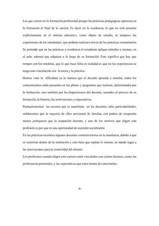 ENSAYO: Como Aprenden Los Profesores A EnseñAr