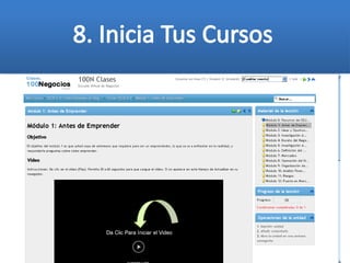 Como comprar Cursos 100Negocios