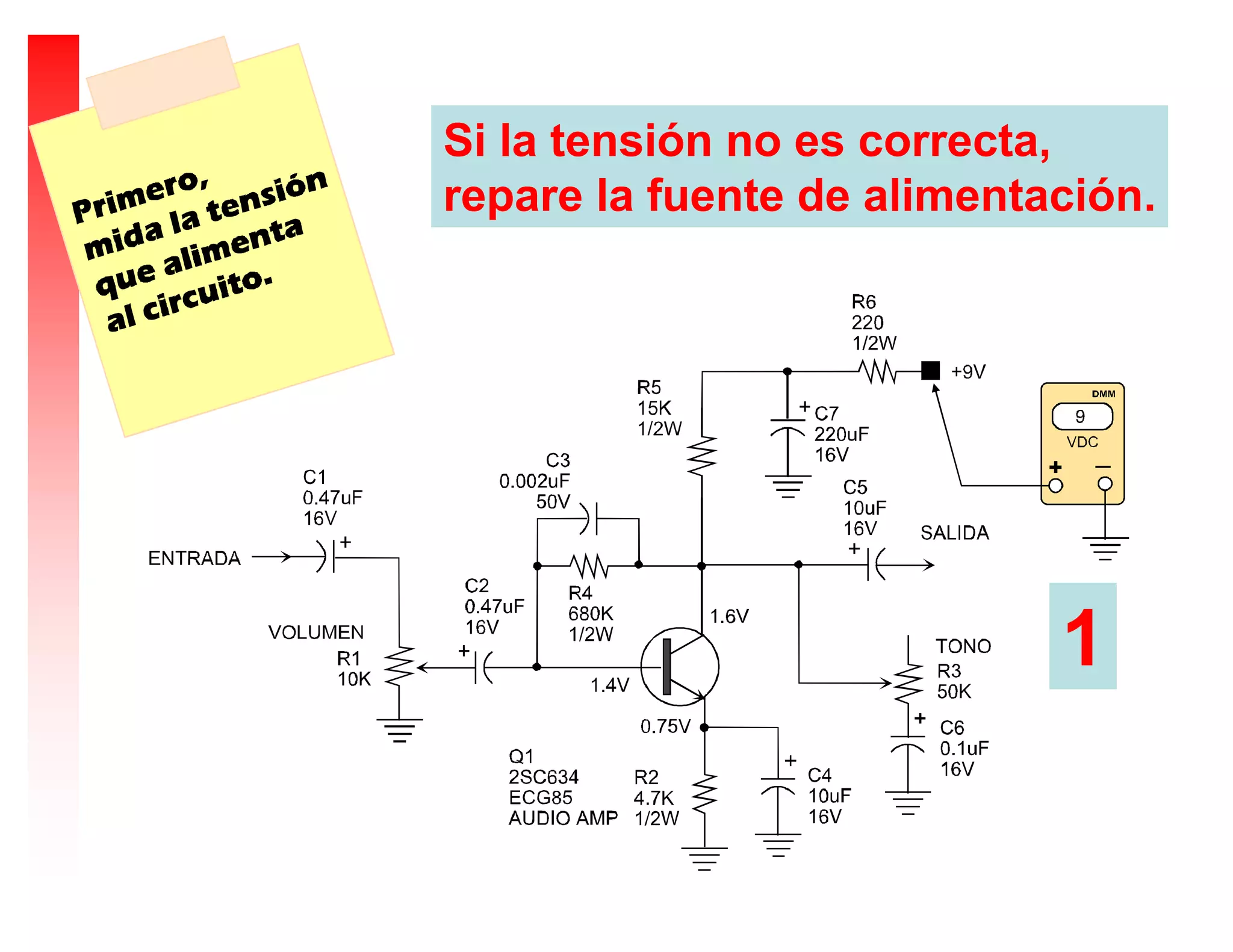 Como Comprobar Un Circuito Amplificador De Audio
