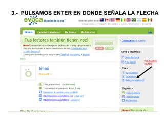 PULSAMOS ENTER 3.-  PULSAMOS ENTER EN DONDE SEÑALA LA FLECHA 