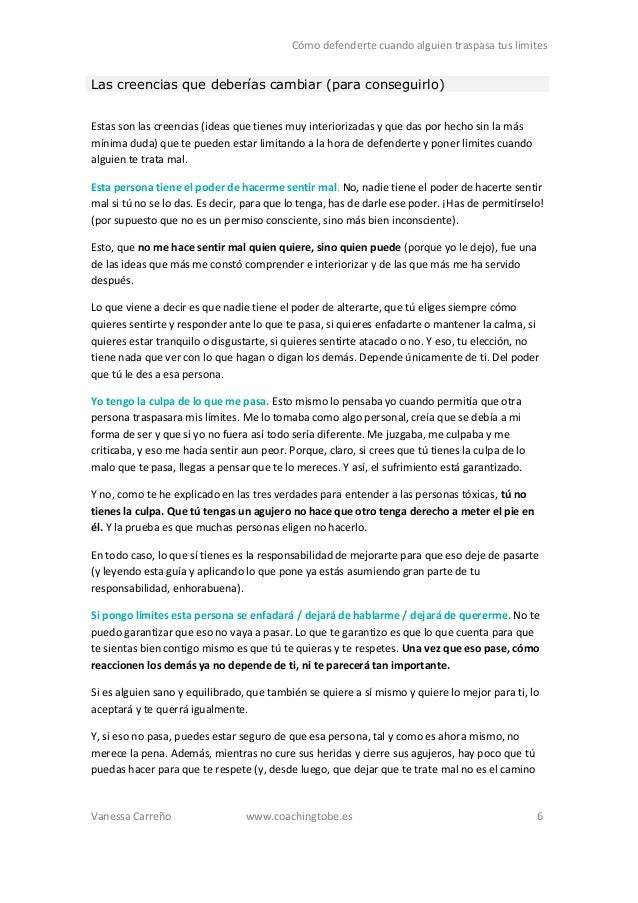 Como Defenderte Cuando Alguien Traspasa Tus Limites