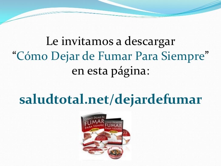 Fuma cuando tomará la dependencia