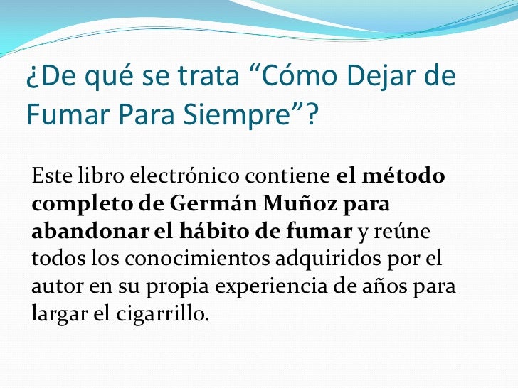 El tratamiento contra el fumar en lipetske