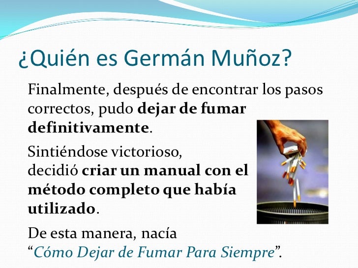 El embarazo ante ha dejado a fumar