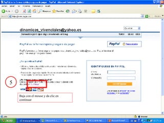 5 Baja con el mouse y da clic en continuar  