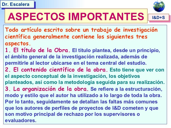 Como Escribir Articulos Cientificos