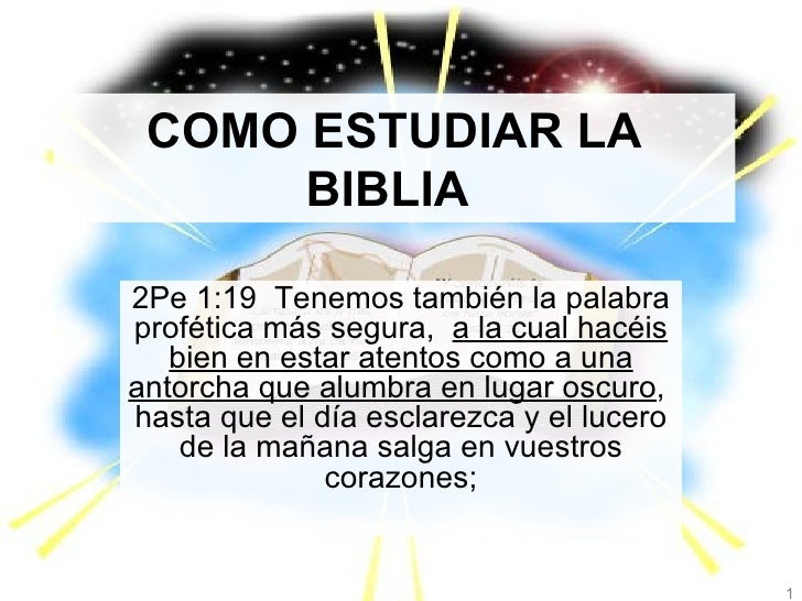 Resultado de imagen para como estudiar la biblia