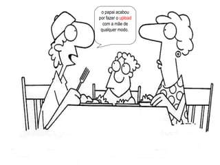 o papai acabou por fazer o  upload  com a mãe de qualquer modo.  