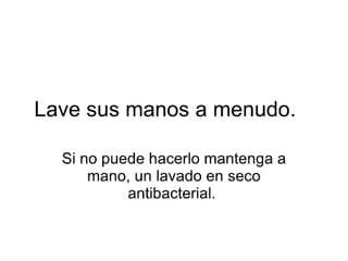 Como evitar enfermarse