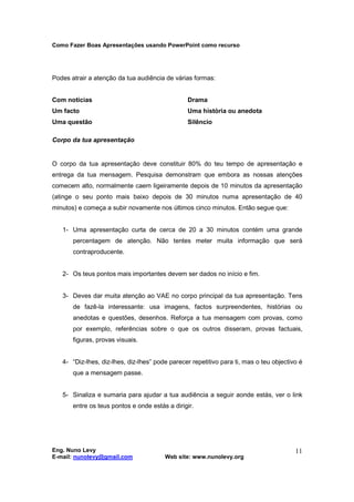 Como Fazer Boas Apresentações Públicas