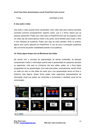 Como Fazer Boas Apresentações Públicas