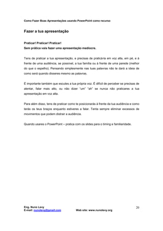 Como Fazer Boas Apresentações Públicas