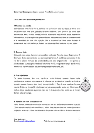 Como Fazer Boas Apresentações Públicas