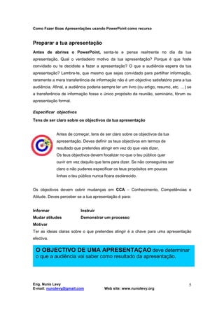 Como Fazer Boas Apresentações Públicas