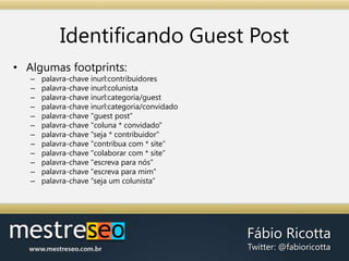 Ativos em OportunidadesTransformando os ativos em oportunidades de links