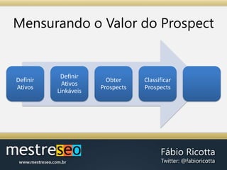Etc…Identificando BlogsAlgumas footprints:palavra-chave blog listpalavra-chave blogrollpalavra-chave blogs inurl:"melhor OR recomendado OR favorito"palavra-chave inurl:blogpalavra-chave "adicionar * comentário"palavra-chave "adicionar * comentario"palavra-chave "postar * comentário"palavra-chave "enviar * comentário"palavra-chave "deixar * comentário"palavra-chave "notifique-me sobre novos comentários"