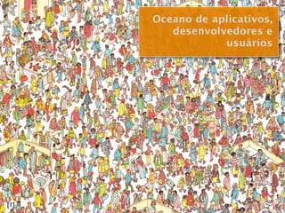 Oceano de aplicativos,
         desenvolvedores e
                  usuários




[1]
 
