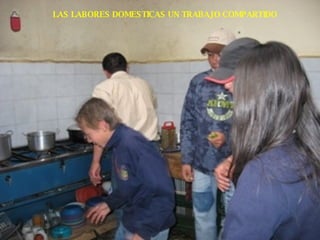 LAS LABORES DOMESTICAS UN TRABAJO COMPARTIDO 