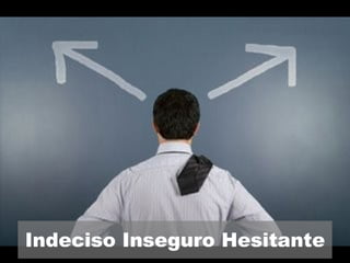 Indeciso Inseguro Hesitante 