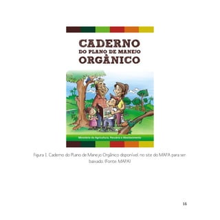 16
Figura 1. Caderno do Plano de Manejo Orgânico disponível no site do MAPA para ser
baixado. (Fonte: MAPA)
 