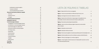 10 11
		 - A aplicação do composto orgânico........................................................................................ 48
		 - O preparo do Bokashi................................................................................................................50
		 - Um solo equilibrado para o tomateiro....................................................................................51
Sistema de tutoramento, desbrota e capação............................................................................52
	 • Amontoa............................................................................................................................................54
	 • Cobertura morta.............................................................................................................................. 55
	 • Irrigação............................................................................................................................................58
Controle de plantas espontâneas...................................................................................................59
Adubação de cobertura.....................................................................................................................60
Controle de pragas e doenças..........................................................................................................62
	 • A legislação e o controle de pragas e doenças............................................................................63
	 • O ambiente e o controle de pragas e doenças........................................................................... 64
	 • Controle de pragas com caldas e iscas.........................................................................................65
	 • Pinta preta, requeima e doenças fúngicas.................................................................................. 66
	 • Formigas, saúvas..............................................................................................................................67
	 • Nematoides.......................................................................................................................................67
	 • Outras doenças............................................................................................................................... 68
	 • Broca pequena................................................................................................................................ 69
	 • Traça do tomateiro...........................................................................................................................71
	 • Pulgões..............................................................................................................................................73
	 • Mosca branca....................................................................................................................................74
Conclusão................................................................................................................................................75
Bibliografia.............................................................................................................................................76
10
Figura 1 - Mapa da América do Sul e sua vegetação..........................................................................21
Figura 2 - Vista de uma propriedade com diferentes tipos de cerca-viva.................................... 24
Figura 3 . Amostragem de solo sendo realizada com um trado......................................................25
Figura 4 - Esquema de caminhamento em zigue-zague em duas glebas de uma
propriedade, incluindo coleta de amostras de solo para a análise química................................. 26
Figura 5 . Planta doente pela adubação desequilibrada...................................................................27
Figura 6 - Caderno do Plano de Manejo Orgânico disponível no site do MAPA
para ser baixado...................................................................................................................................... 29
Figura 7 - Aplicação manual de calcário..............................................................................................33
Figura 8 - Aplicação mecânica de calcário..........................................................................................33
Figura 9 -Áreaempousiovegetadocomplantasespontâneasparafinsdeadubaçãoverde..... 34
Figura 10 - Bombona plástica de 200 litros utilizada no preparo de biofertilizantes................44
Figura 11 - Pilha de compostagem com resíduos orgânicos...........................................................49
Figura 12 - Tomate orgânico do Sítio Catavento em Indaiatuba/SP, tutorado na vertical
com auxílio de barbante de sisal .......................................................................................................... 52
LISTA DE FIGURAS E TABELAS
11
 