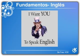 12
/46
Be Free. KDE
Fundamentos- Inglês
 