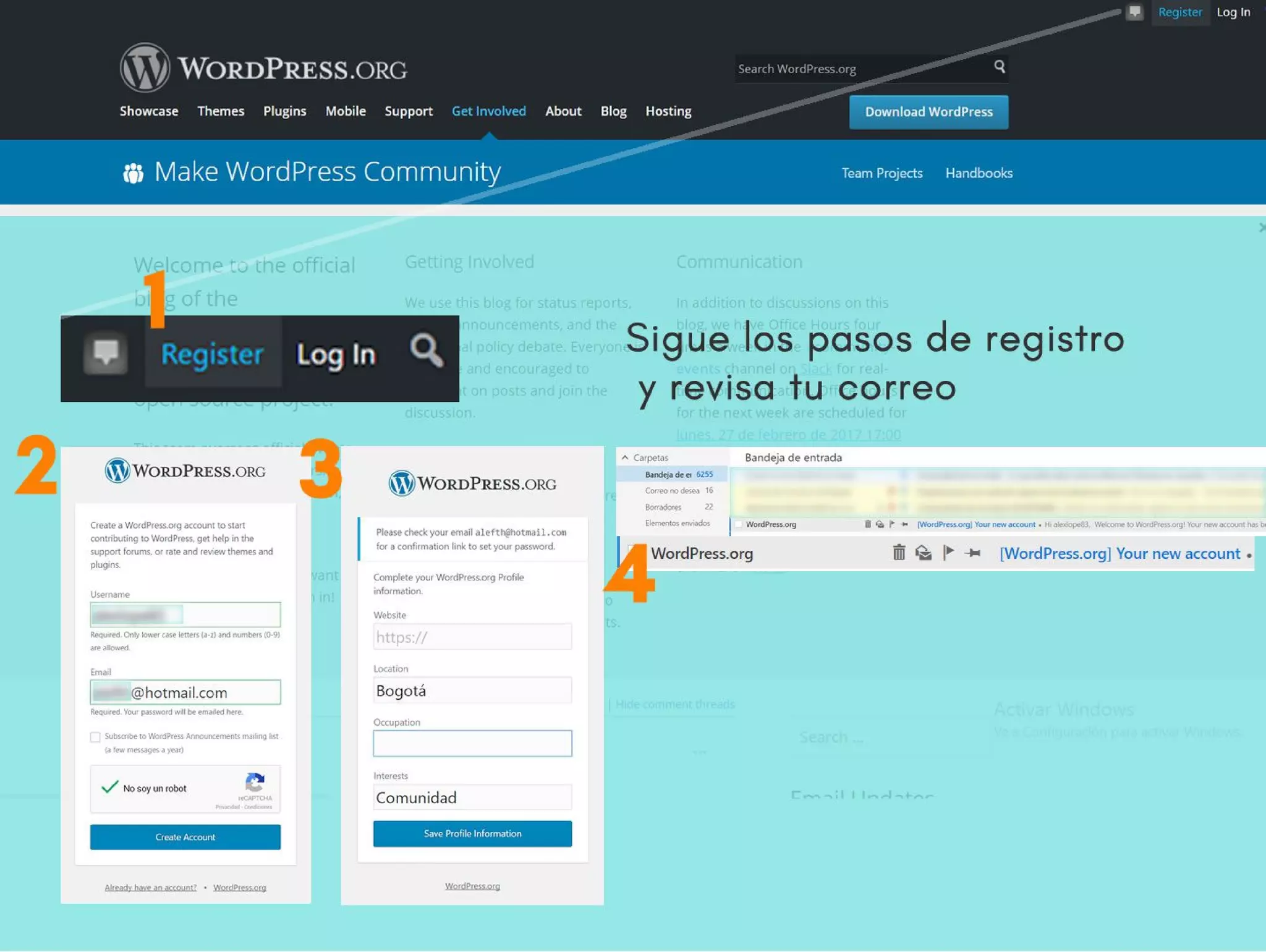 Cómo participar de la comunidad de WordPress