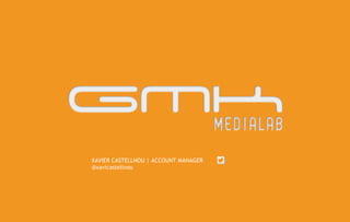 @xavicastellnou
XAVIER CASTELLNOU | ACCOUNT MANAGER
@xavicastellnou
 