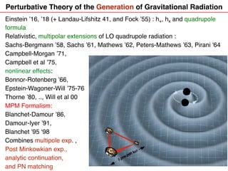 Gravitational Waves and Binary Systems (2) - Thibault Damour | PDF