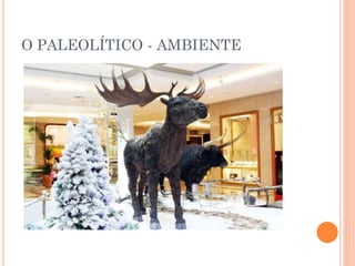 O PALEOLÍTICO - AMBIENTE
 