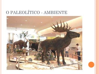 O PALEOLÍTICO - AMBIENTE
 