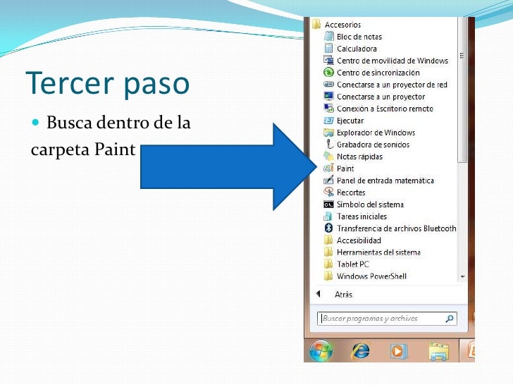 Como abrir paint