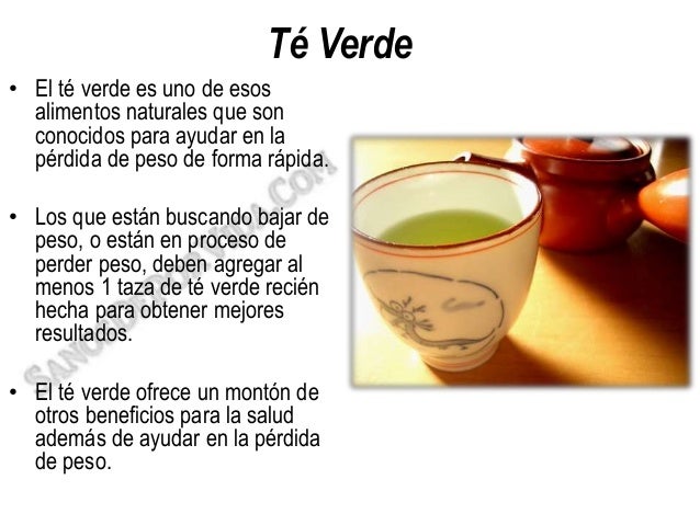 Te verde con hierbabuena para adelgazar